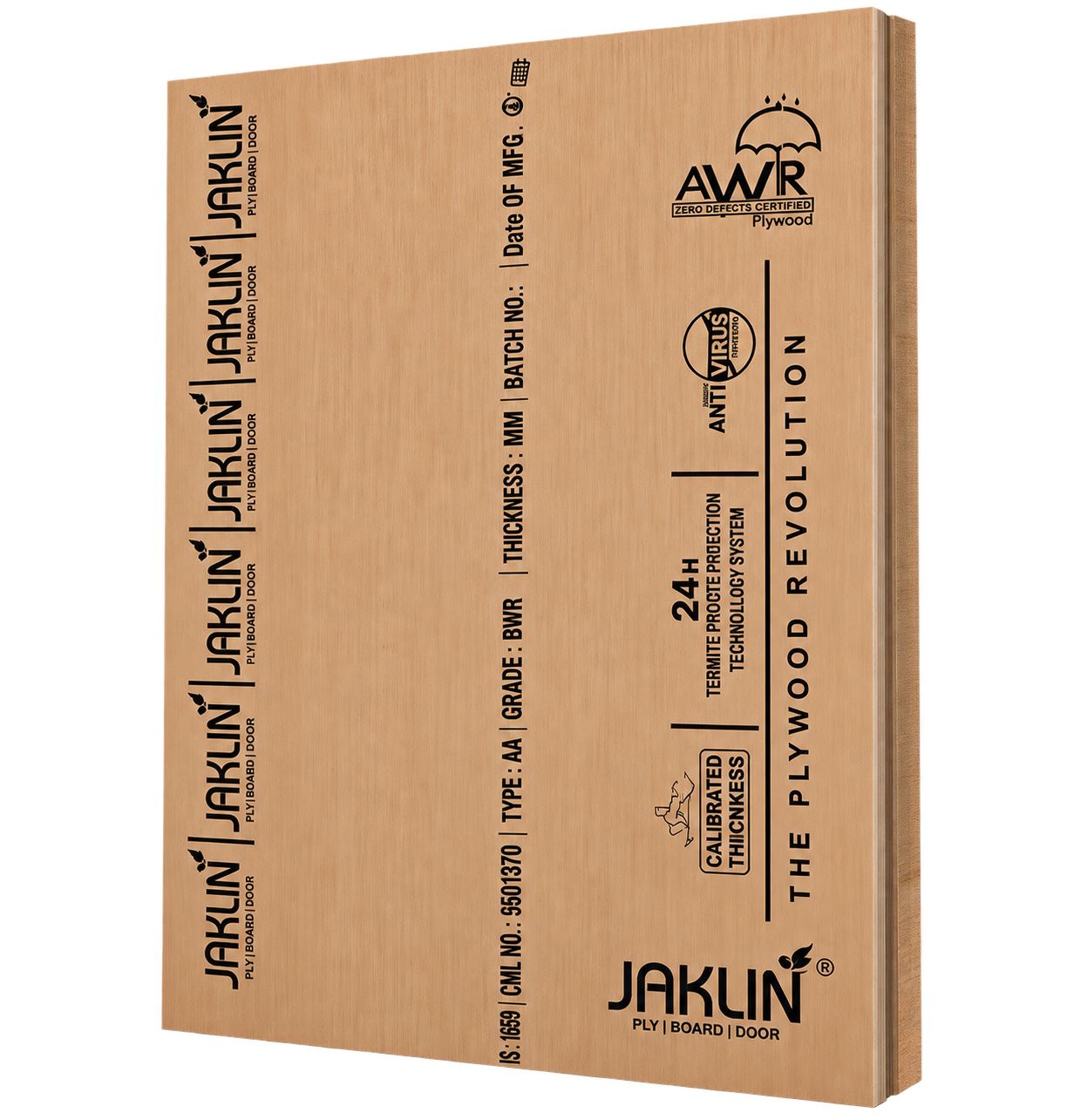  <span class="lte-header lte-h6"> JAKLIN PINE WOOD BLOCK BOARD<br />
<span> 19mm Thickness | 25 Years Warranty </span> </span> 
